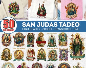 50+ Christian Region Png Bundle, Jesus Png, Saint Jude Thaddeus Png, Faith Mexico Png, Holiday Png Bundle, Religious Png