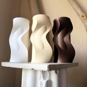 Modern 3D printed vase – Geometric design, stylish & unique