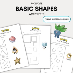 70+ Pokemon Ultimate Worksheet Bundle, Printable Activities, Preschool ...