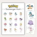 Catch 'Em All Pokemon Scavenger Hunt Fun Printable for Kids, Set of 16, Family Party Activity, Preschool Indoor Outdoor Playtime Game product logo