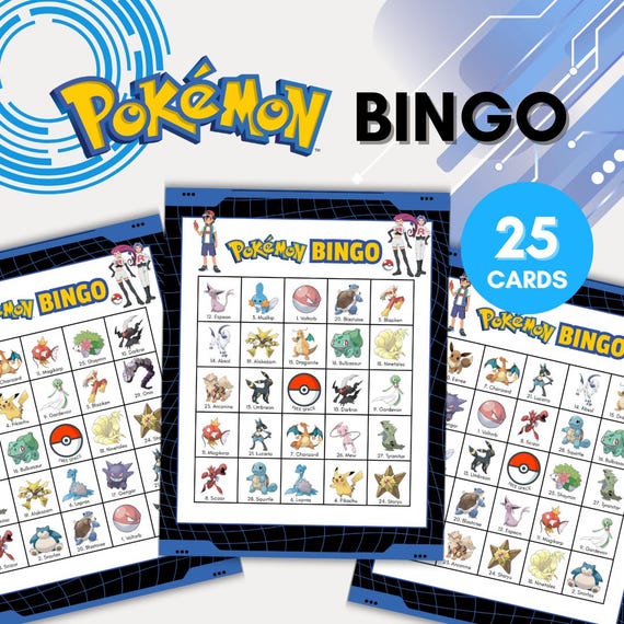 pokemon bingo cards Battle My take for the mega