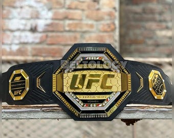 UFC Legacy Championship Replica Belt Adult Size, Brass Plates