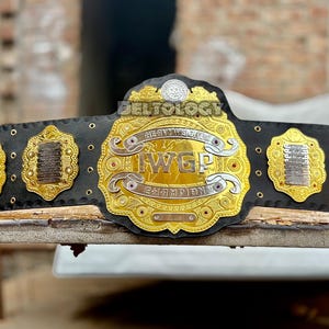 I.WGP Heavyweight Wrestling Championship title belt replica adult size