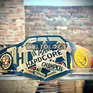 C.J Undisputed hardcore Championship replica Title Belt Brass