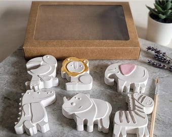 DIY Painting Kit for Kids: Animals – Raysin Craft Set for Casting & Painting | Personalized Gifts, Kids' Birthdays, Creative Box, Made Love