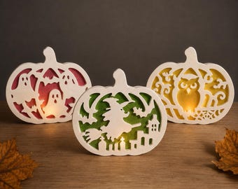 Halloween pumpkin made from Venus arm | Decorative pumpkin for autumnal home decor ideas