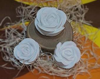 KeraFun Rose Set (3 pieces) | Raysin | Flower decoration | Decorative blossom