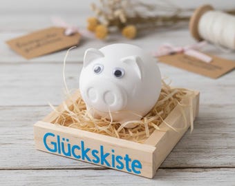 Raysin Piggy Lucky Box Decoration Gift Souvenir Heart Love DIY Wooden Decoration Silicone Mold