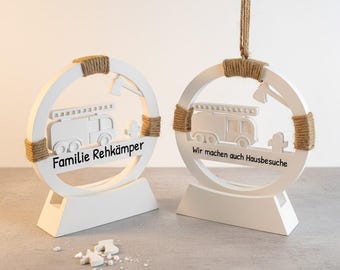 Personalized Firefighter Gift | Loop Casting Powder | Raysin Decorative Venus Arm | Farewell Gift | For Heroes with Heart | Lovingly Unique