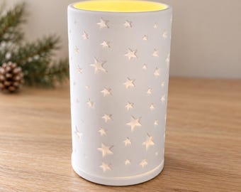 LED Star Lantern in White | Winter Decoration from Venus Arm | Christmas Gift