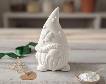 Cute gnome casting mold, unique piece made of Raysin/Venusarm, handmade decoration, Scandinavian gnome, gift idea