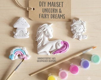 Unicorn Painting DIY Raysin Craft Kit for Kids, Easter Birthday, Give the Gift of Creative Fun  Magical Moments to Little Artists