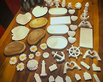 Mystery Box DIY Decoration Set made of Casting Powder - Surprise Box - Goods value over 10 euros - Gift idea for creative people - Raysin