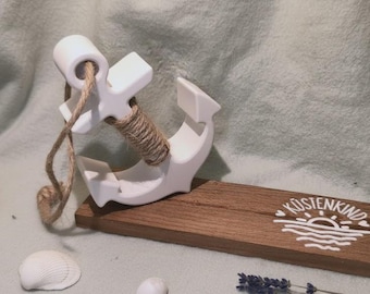 Raysin Anchor Made of Casting Powder, Decorative Gift, Souvenir, Heart, Love, DIY Wood Decoration, Silicone Mold