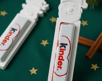 Handmade casting powder bar holder, Christmas gift for colleagues, St. Nicholas gifts for children, Advent calendar filler, Santa Claus reindeer