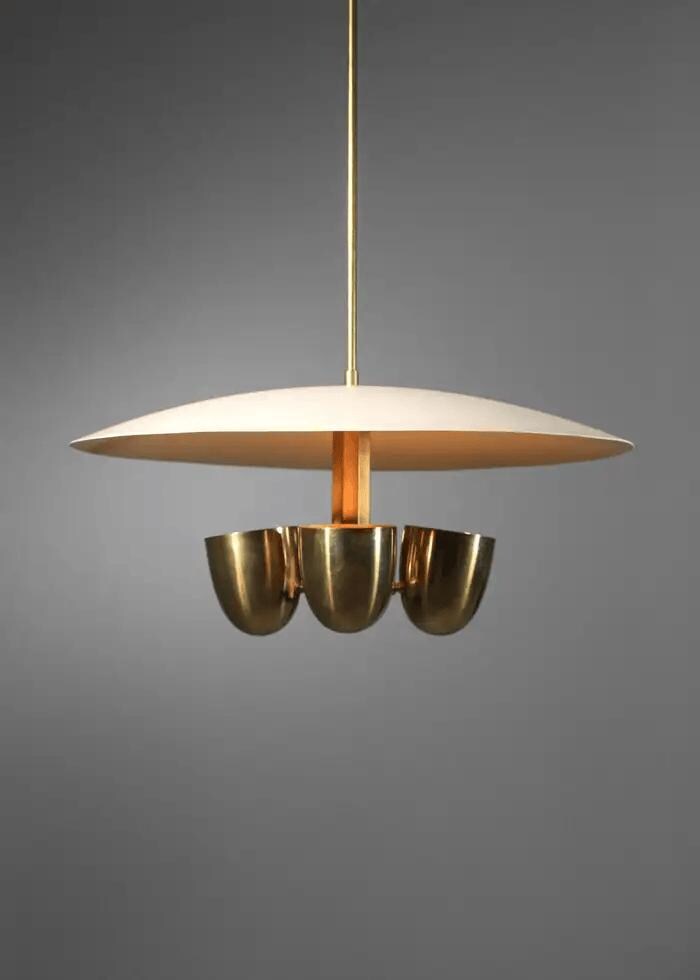 イタリア スプートニク 真鍮 シャンデリア アンティーク ミッドセンチュリー イタリア製真鍮製スプートニクシャンデリア：ミッドセンチュリーモダン