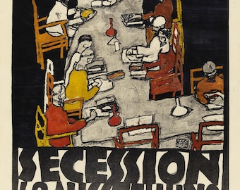 Egon Schiele | Plakat Für Die 49. Ausstellung Der Secession | Fine