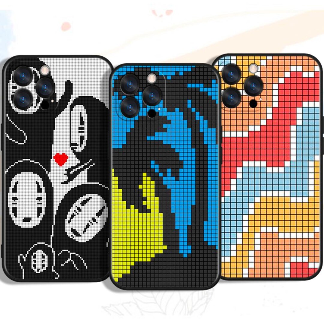 Colorful Mosaic Pixel Tile Pattern Custom Phone Cases for Iphone ...