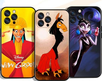 Custom Cartoon Emperor Kuzco Phone Cases for iPhone, Samsung & Google Pixel – Unique Art Designs