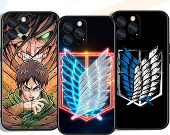 Japanese anime Walls Fall Warriors Rise Custom Phone Cases for iPhone, Samsung & Google Pixel – Unique Art Designs