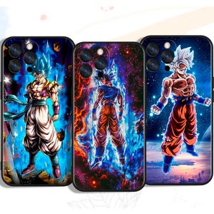 Anime Galaxy Warrior Battle Energy custom Phone Cases for iPhone, Samsung & Google Pixel – Unique Art Designs