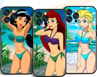 Custom Cartoon Princess Phone Cases for iPhone, Samsung & Google Pixel – Unique Art Designs