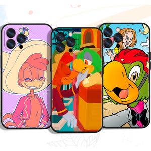 Custom Three Caballeros Cartoon Phone Cases for iPhone, Samsung & Google Pixel – Unique Art Designs