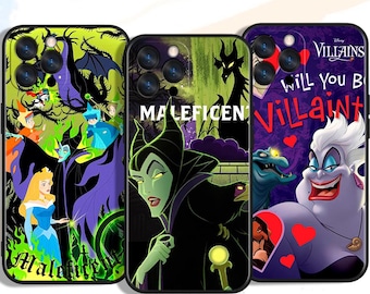Custom Cartoon Disney Villains Phone Cases for iPhone, Samsung & Google Pixel – Unique Art Designs