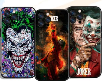 Villain Clown Tears Vibes Custom Phone Cases for iPhone, Samsung & Google Pixel – Unique Art Designs
