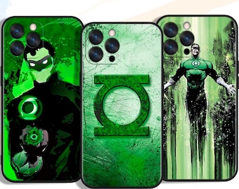 Superhero Green Energy Space Warrior custom Phone Cases for iPhone, Samsung & Google Pixel – Unique Art Designs