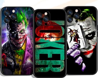 Mad Clown Villain Antihero Style custom Phone Cases for iPhone, Samsung & Google Pixel – Unique Art Designs