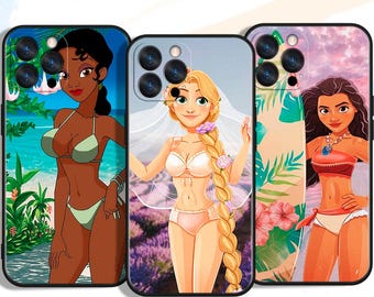 Custom Cartoon Princess Phone Cases for iPhone, Samsung & Google Pixel – Unique Art Designs