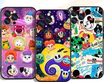 Custom Cartoon Disney Characters Phone Cases for iPhone, Samsung & Google Pixel – Unique Art Designs