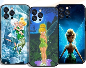 Custom Fairy Tail Tinker Bell Cartoon Phone Cases for iPhone, Samsung & Google Pixel – Unique Art Designs