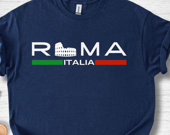 Camiseta del Coliseo de Roma: Camiseta de recuerdo de Roma Italia