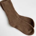 Wool Ribbed Warm Socks: Organic Knit Hosiery Gift for Women product logo