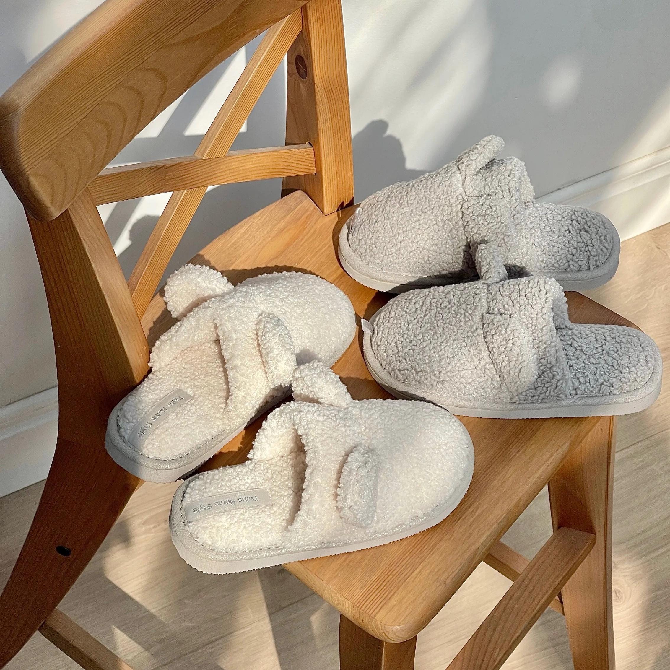 Pantoufles Dinosaure Chaudes Pour Enfants – Chaussons D'intérieur Doublés Hiver, Taille 5, Garçons/Filles