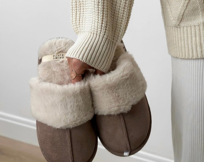 Women’s Home Slippers: Warm Fuzzy House Shoes for Cozy Gifts and Care Packages