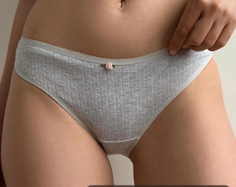 Panties Slip Cotton Underwear Comfortable Lingerie For Everyday Wear Organic Cotton Breathable Underwear For Women Organic Cotton Clothing