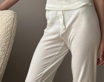 Cotton Lounge Pants: Soft Pajama Bottoms for Women's Sleepwear