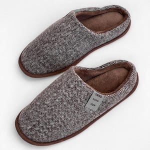 Home Slippers Comfortable Slippers Indoor Shoes 5th Anniversary Gift Cozy Homewear Gift For Husband Fall Home Shoes Slippers For Man House
