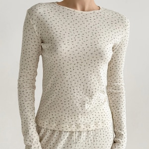 Women Loungewear Long Sleeve Shirt And Pants Lounge Set Soft Pajama For Women Home Clothes Organic Clothing Gift For Girlfriend Loungewear image 19