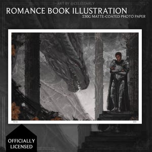 Serie Gods & Monsters con licenza ufficiale - Stampa artistica fantasy da parete, decorazioni libresche, illustrazioni romantiche, estetica romantica - n. 24