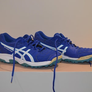 ASICS Gel Lethal Field Turf Shoes – Size EU 39.5 / US 8 / M – Blue Athletic Sneakers – Field Sport Trainers