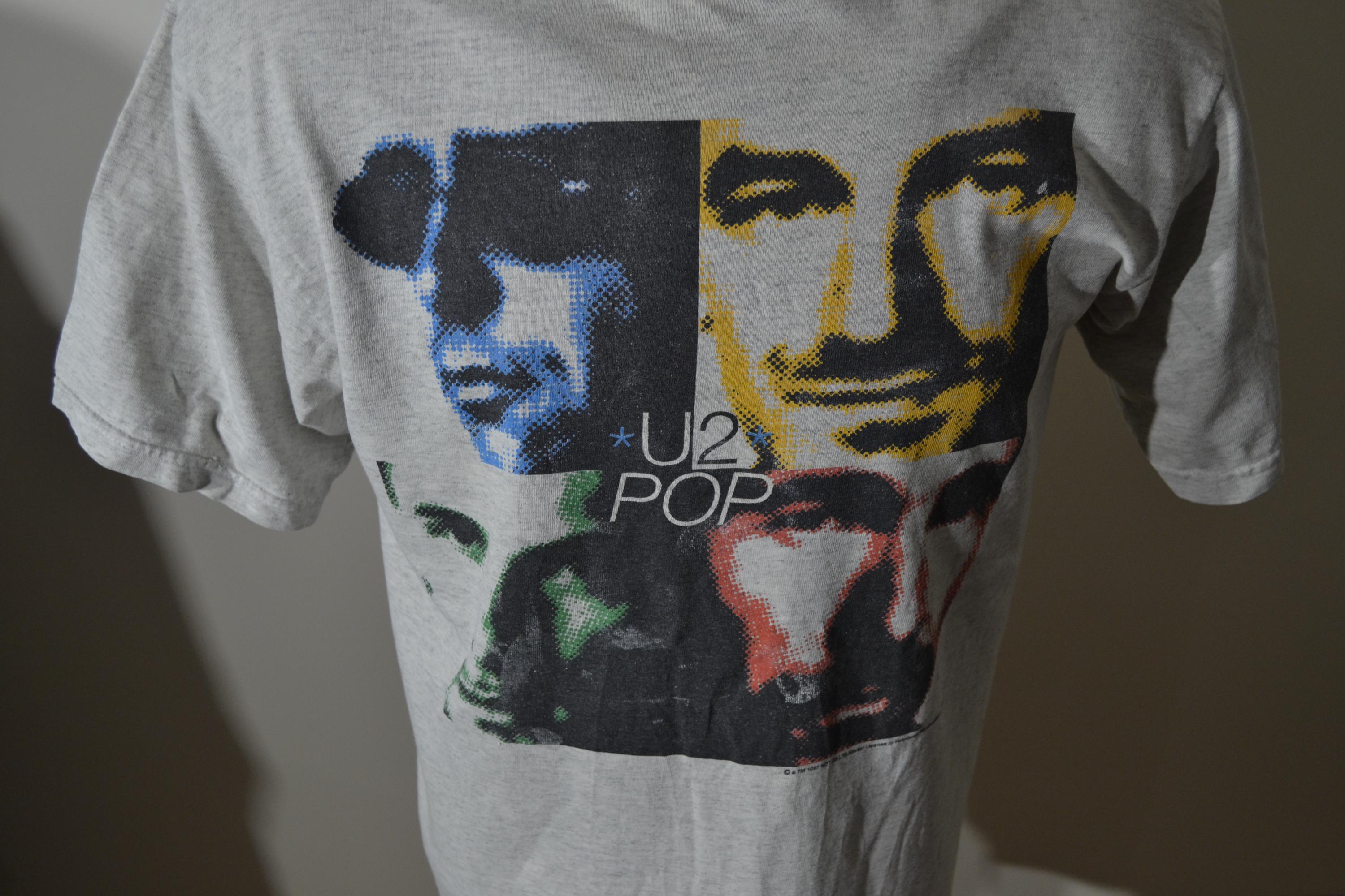 U2 ポップマート ツアー 97 ヴィンテージ Tシャツ – サイズ M – バンド 