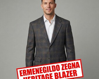 Ermenegildo Zegna Heritage - Tatari Design Men's Blazer ( Size L )
