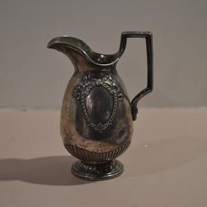 Antique French Silver Plated Milk Jug | Hotel Trade Silver | Model 3824 | Early 1900s