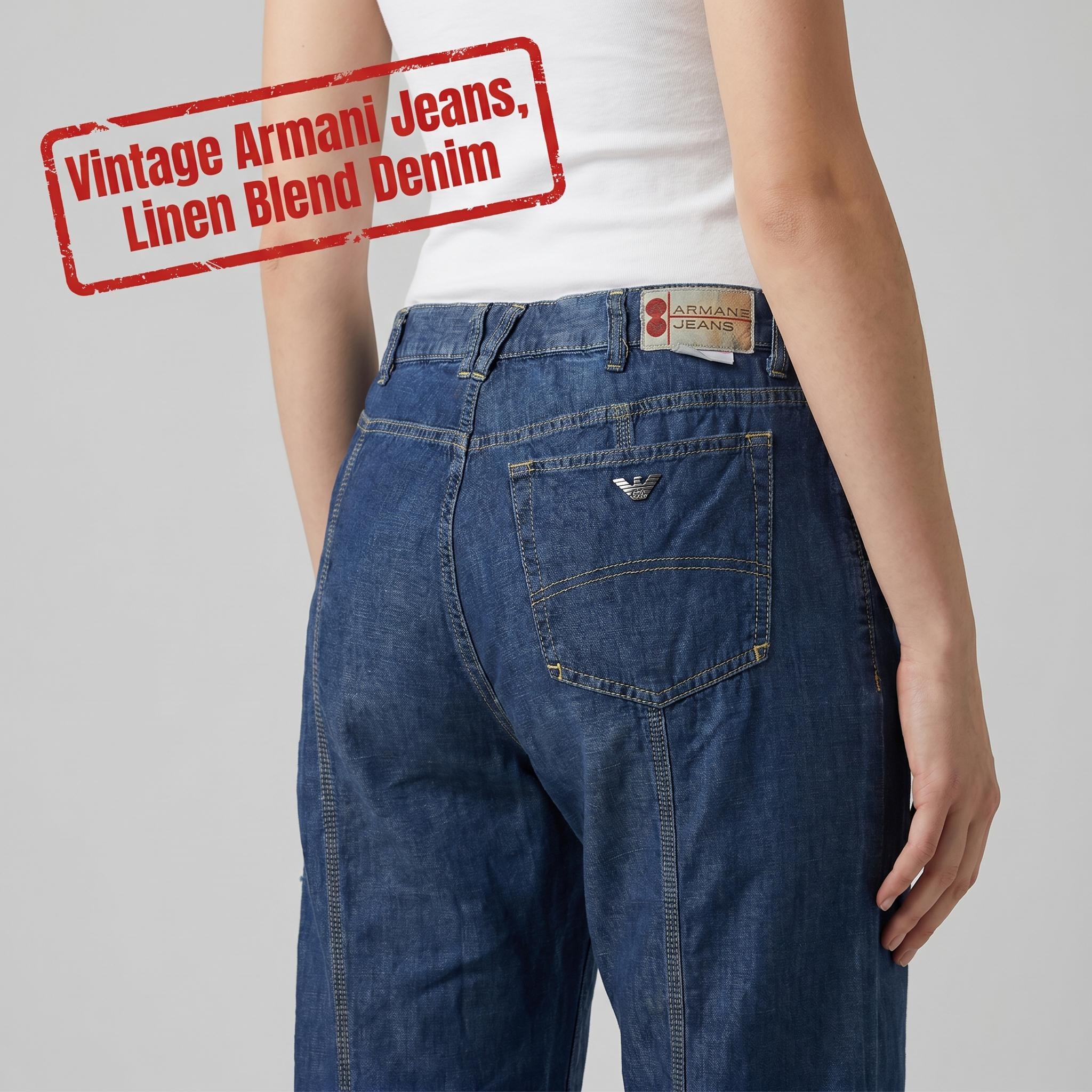 Armani Linen Pants - Etsy
