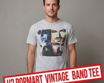 ヴィンテージ U2 ポップマート 90 年代ツアー T シャツ - Etsy 日本
