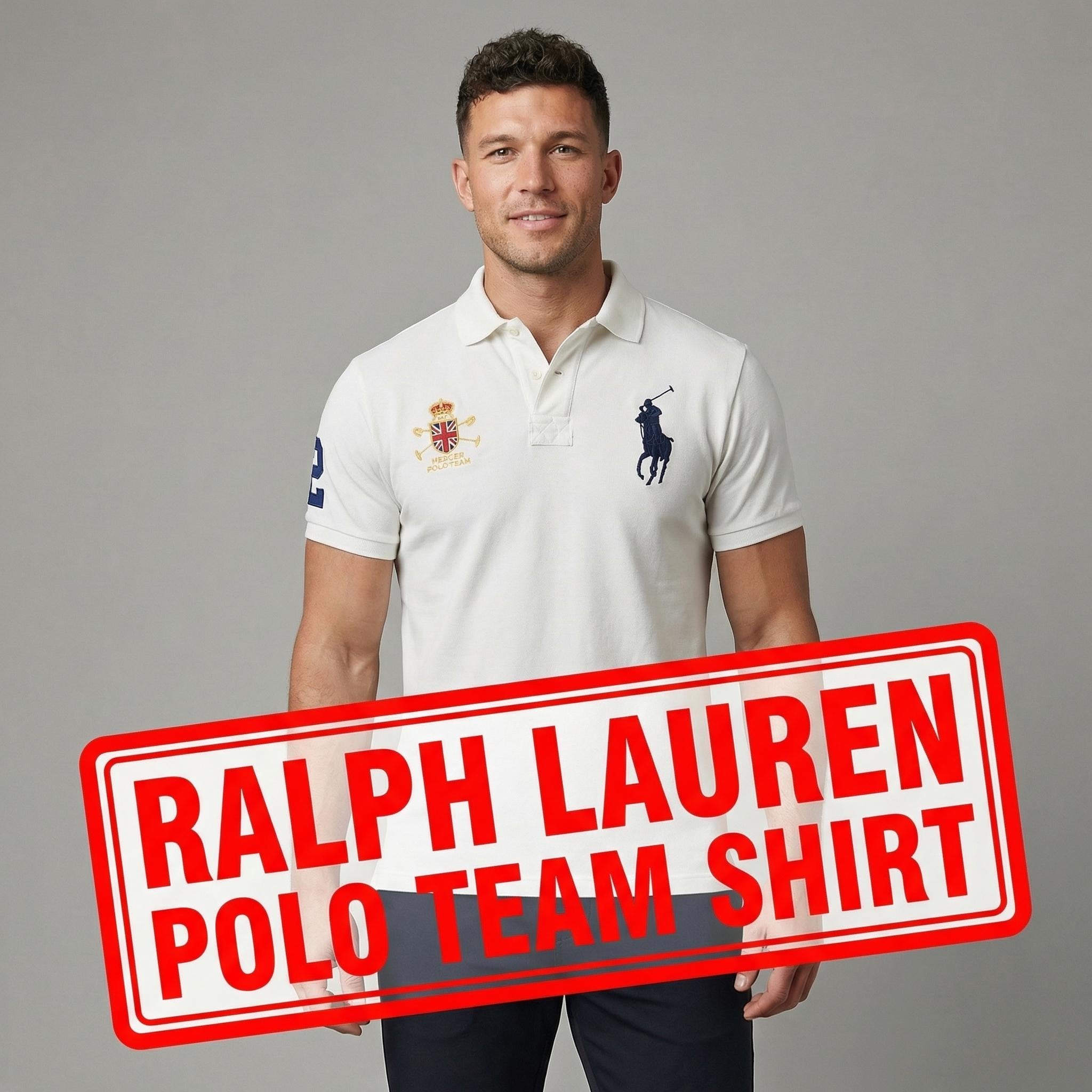 Vintage Polo Ralph Lauren Mercer RL Polo Team Shirt – Made in USA